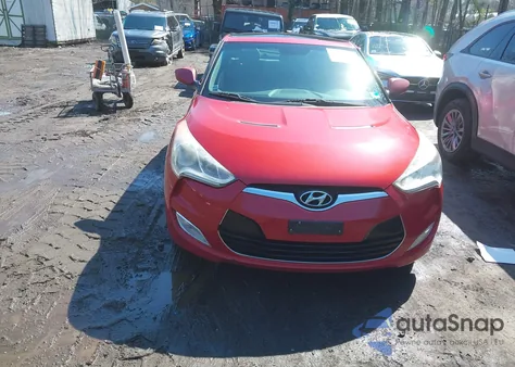 2013 Hyundai Veloster Base W/Gray from USA, damaged, VIN KMHTC6ADXDU120424